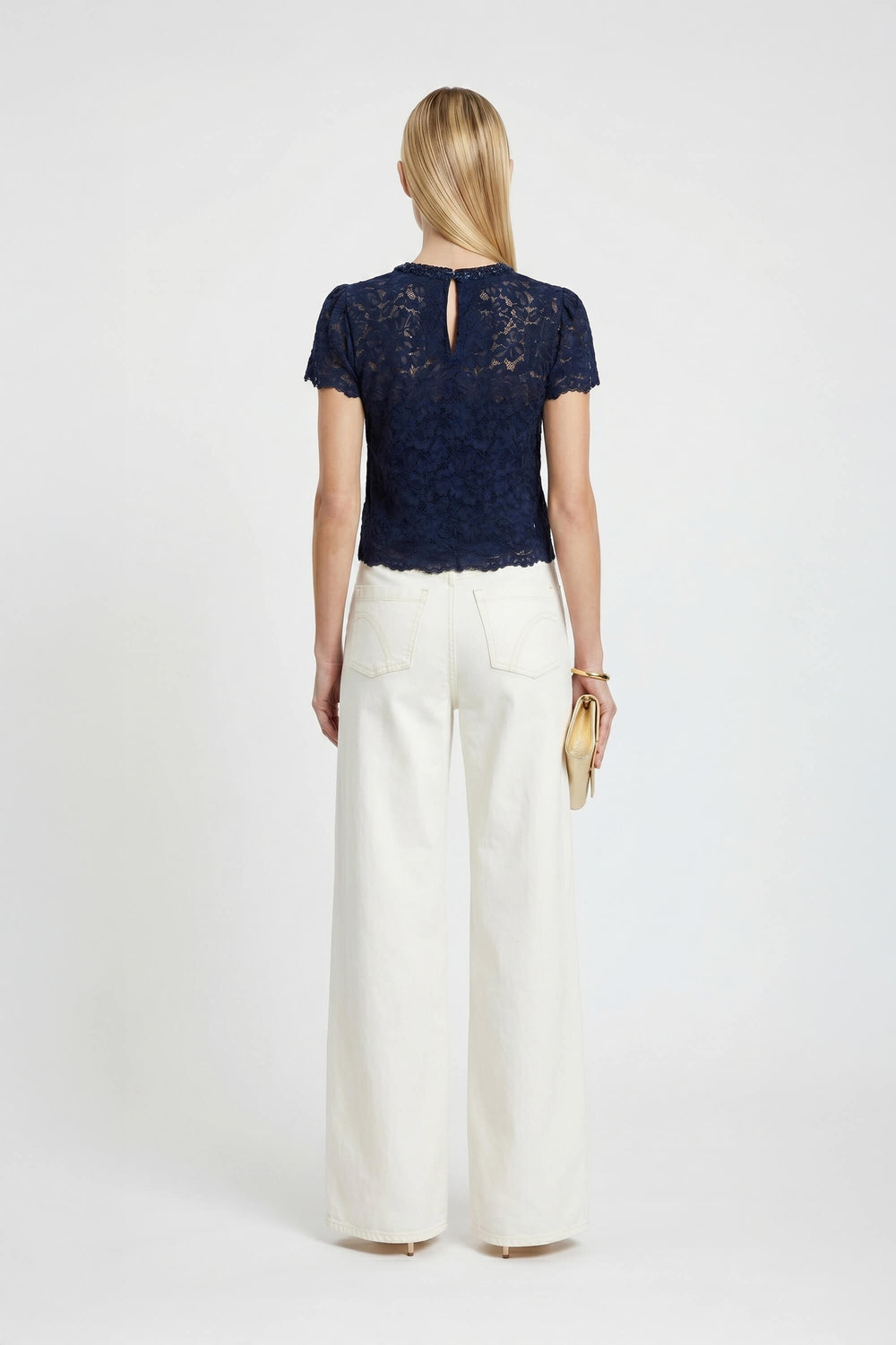 Clara High-Waisted Wide-Leg Denim