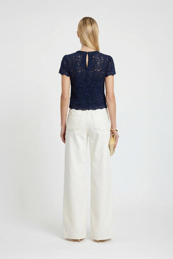 Clara High-Waisted Wide-Leg Denim