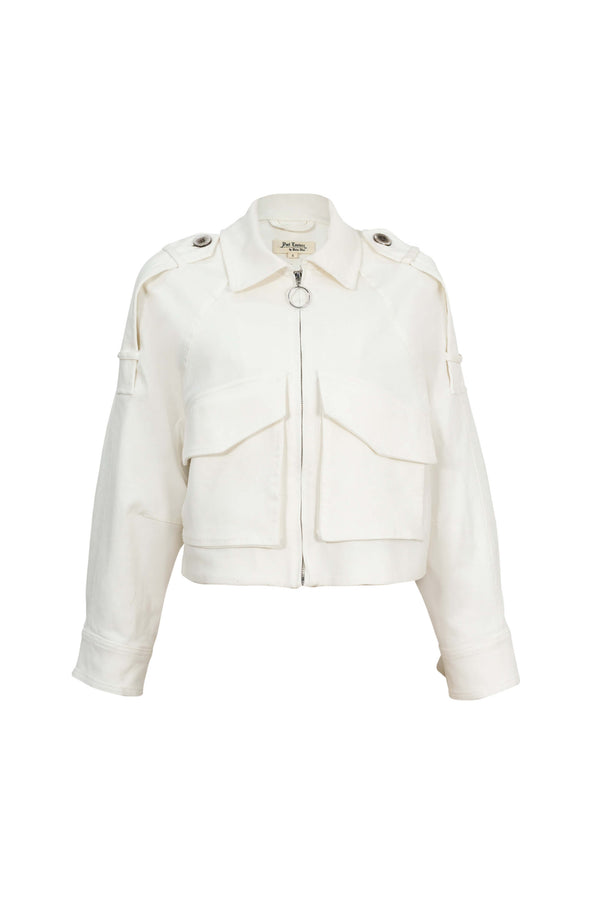 Victoria Utility Cropped Chamarra 700488 HUE