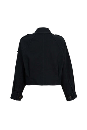 Victoria Utility Cropped Chamarra 700488 NEG