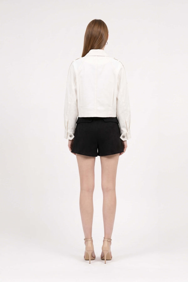 Victoria Utility Cropped Chamarra 700488 HUE
