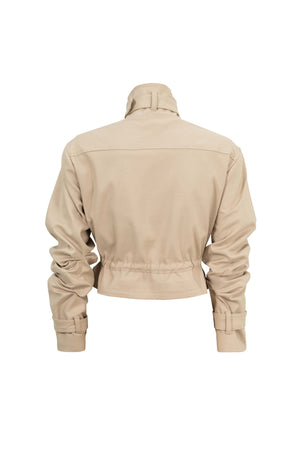 Cassandra Cropped Utility Jacket 700495 LAT