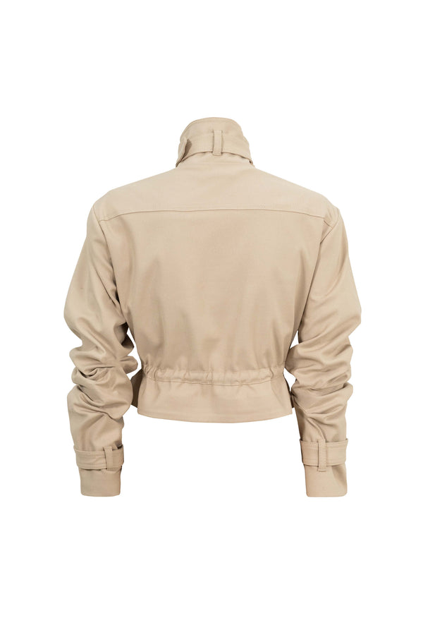 Cassandra Cropped Utility Jacket 700495 LAT