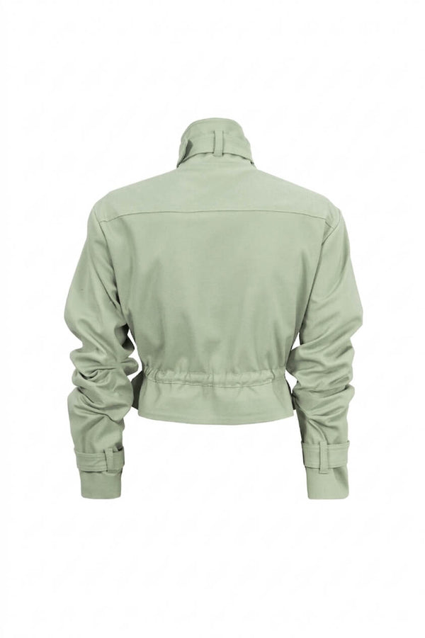 Cassandra Cropped Utility Jacket 700495 MUS