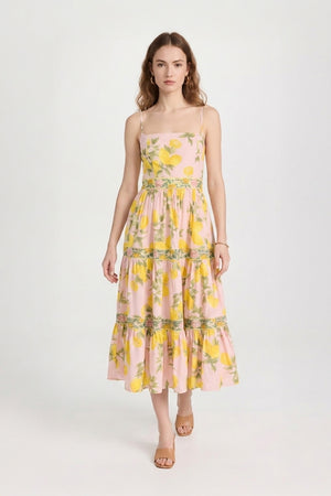 Alessia Strappy Tiered Maxi Dress