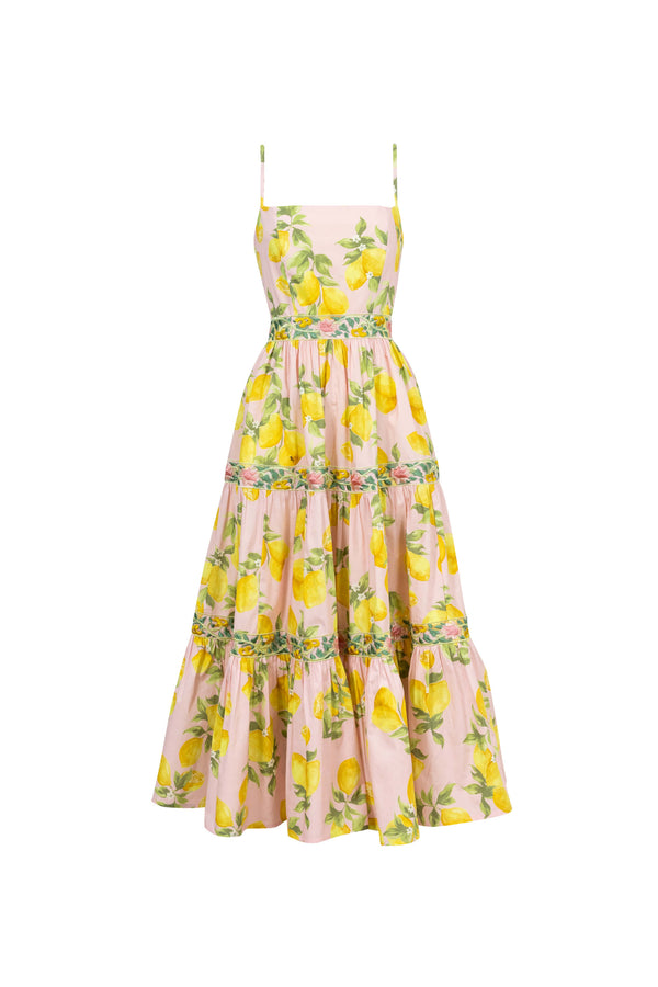Alessia Strappy Tiered Maxi Dress