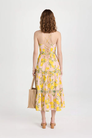 Alessia Strappy Tiered Maxi Dress