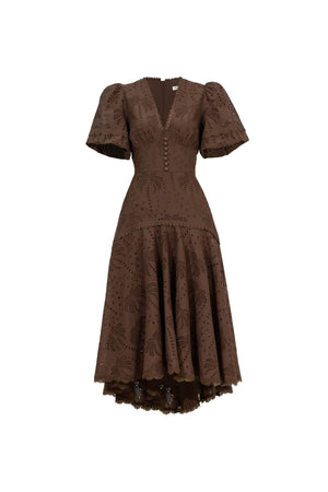 Andalucía Troquelado  Midi Dress