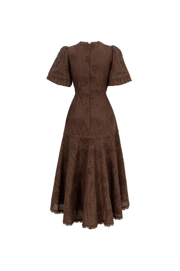 Andalucía Troquelado  Midi Dress