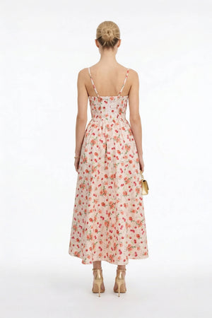 Cordelia  Strap Maxi Vestido 723129 ROS