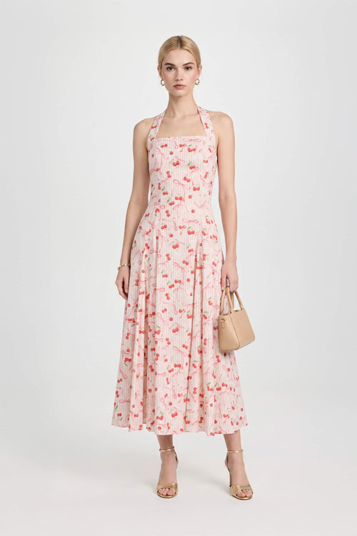 Amelie Halter Midi Dress 723131 EST