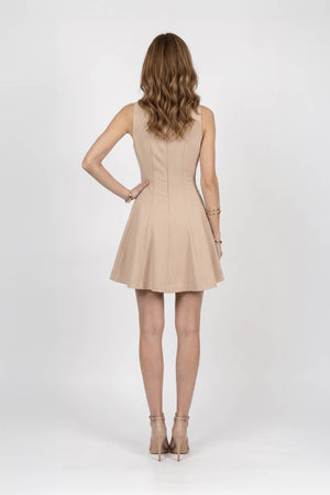 Beatrice Sleeveless A-Line Mini Vestid 723175 CAC
