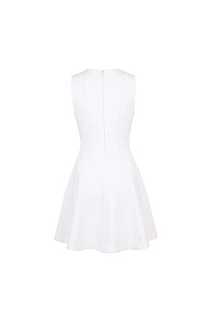 Julieta Sleeveless A-Line Dress 723175 HUE