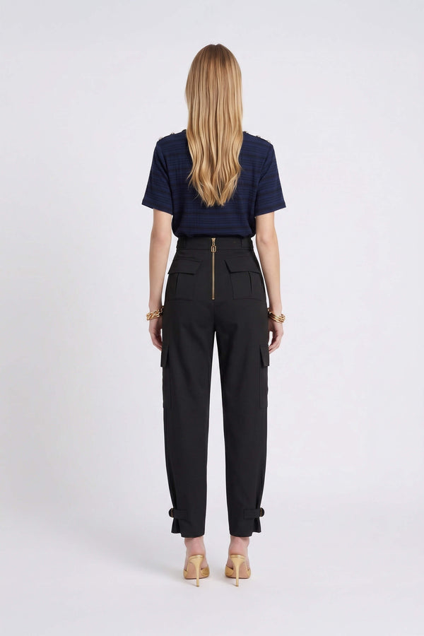 Pantalón Valeria Cargo Wide Leg 731035 NEG