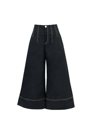 Gala Stitched High-Waist Wide-Leg Pants 731142 NEG