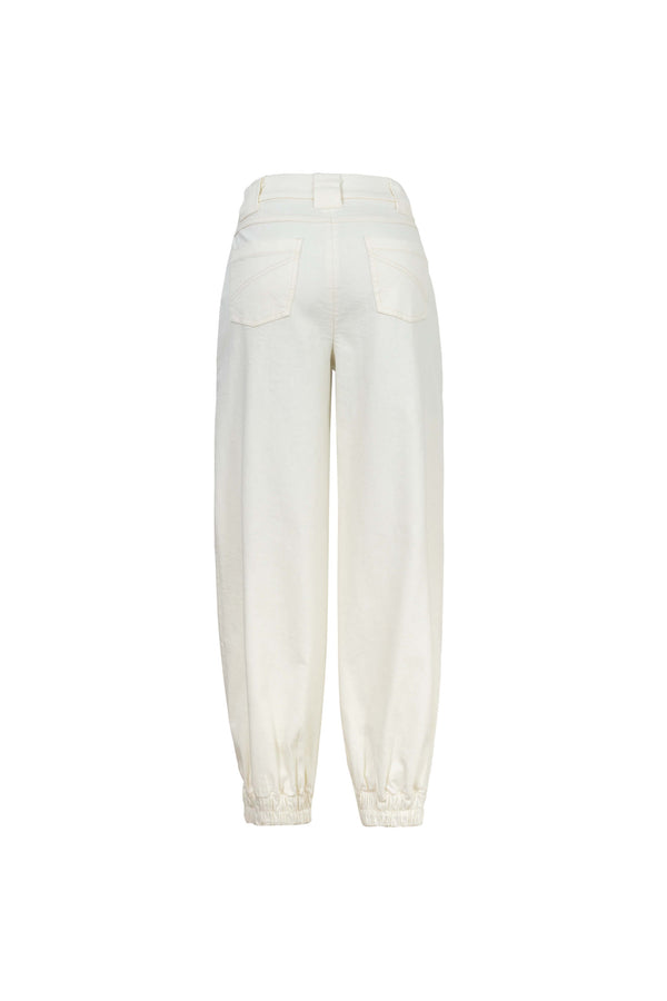 Emma Elastic-Cuff High-Waisted Pantalón 731146HUE
