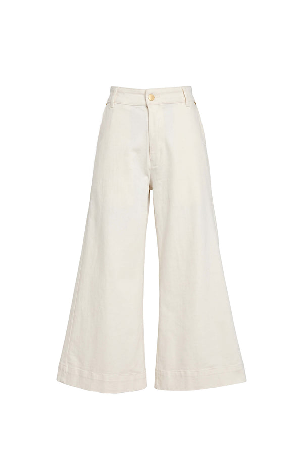 Valeria High-Waist Wide-Leg Pantalón 731147 HUE