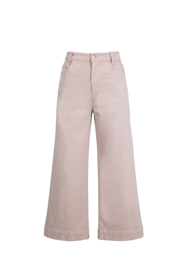 Renata High-Waist Wide-Leg Pantalón 731148 ARE