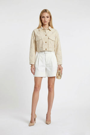 Chaqueta- 800071 BEIGE- (Solo Chaqueta)