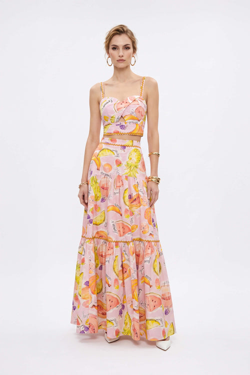 *Taormina Tiered Maxi Skirt 740954 EST