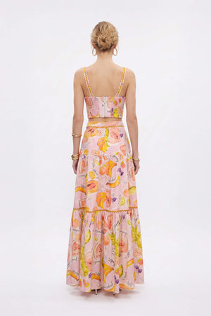 *Taormina Tiered Maxi Skirt 740954 EST