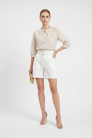 Ximena Printed Belted Short 731156 BCO