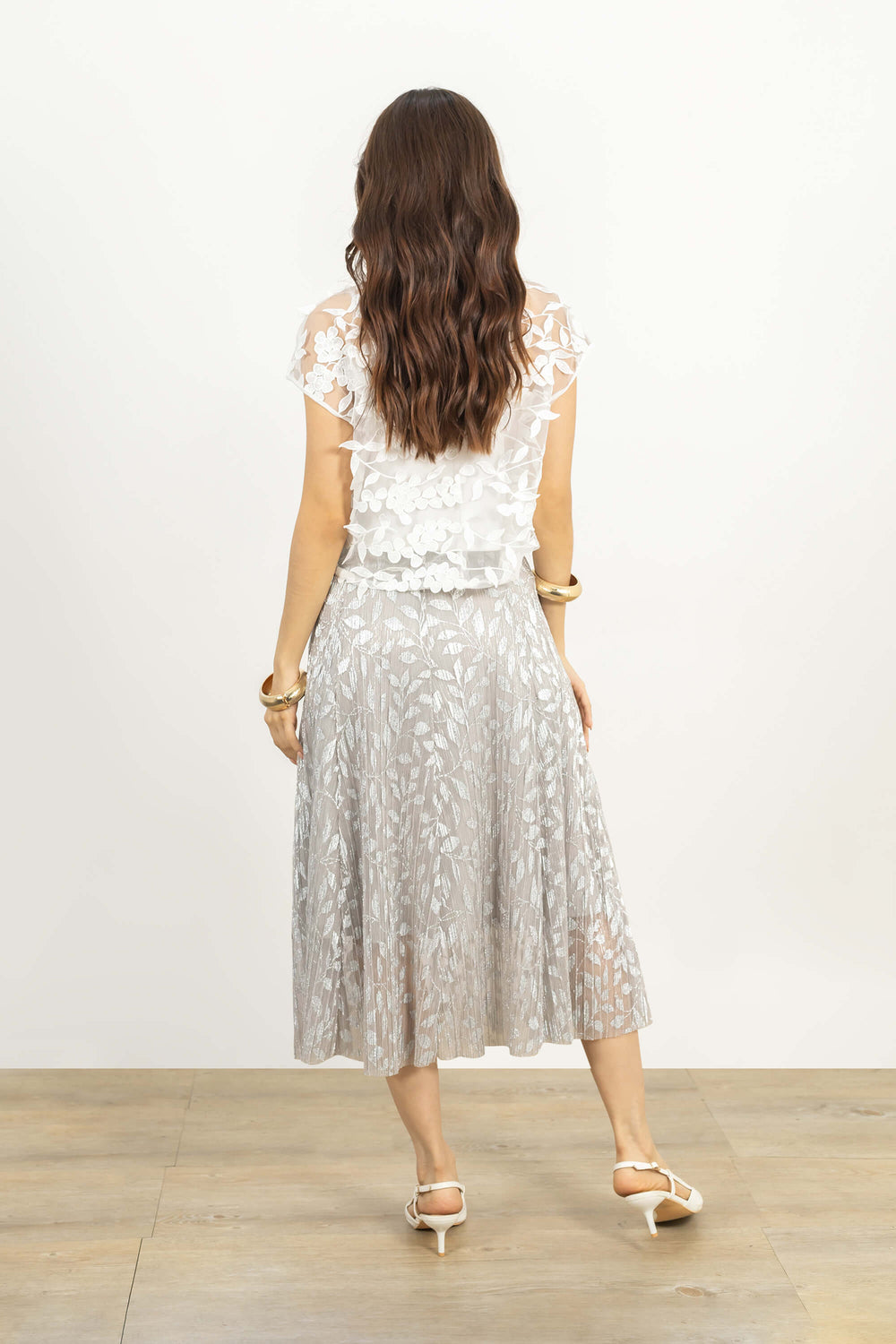 Adalyn Embroidered Tulle Top - Reina Diaz