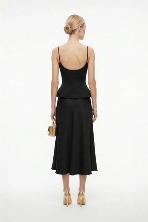 Adriana Peplum Strap Top - Reina Diaz