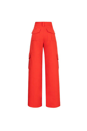 Alana High Waist Cargo Pantalón - Reina Diaz