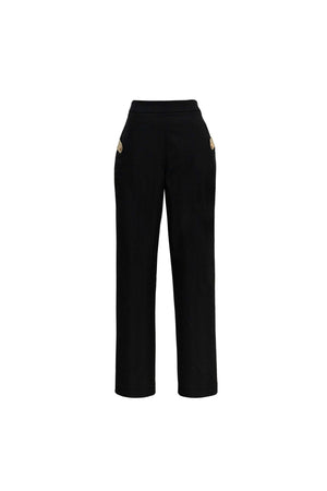 Alexa Flap - Detail Straight - Leg Pants - Reina Diaz