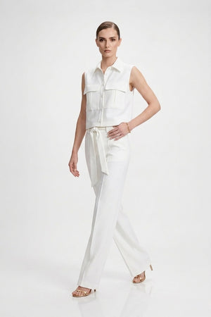 Alexa Sleeveless Utility Pocket Vest - Reina Diaz
