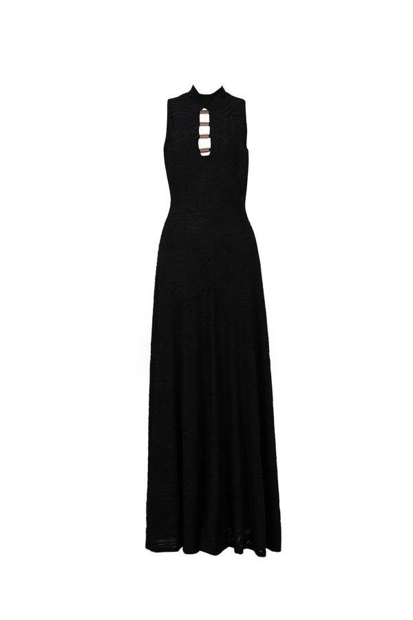 Amalia Cutout High-Neck Maxi Vestido 723081 - Reina Diaz