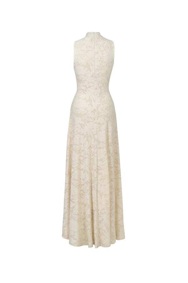 Amalia Cutout High-Neck Maxi Vestido 723081 - Reina Diaz