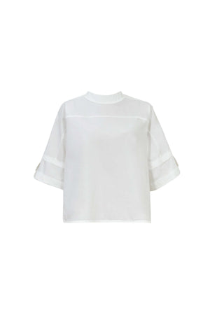 Amira Keyhole High-Neck Blusa 752964 HUE - Reina Diaz