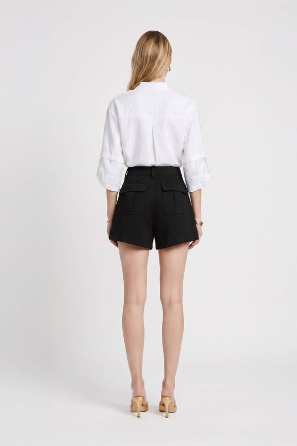 Amira Keyhole High-Neck Blusa 752964 HUE - Reina Diaz