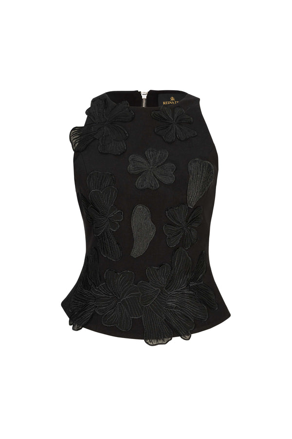 Aria 3D Floral Saco - Reina Diaz