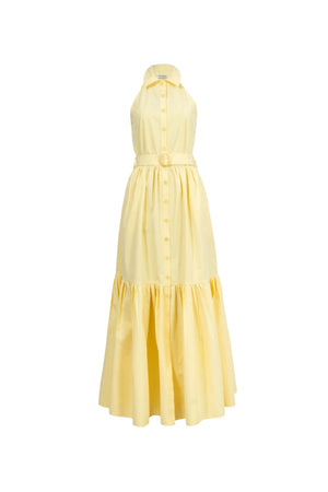 Aurelia Halter Maxi Vestido - Reina Diaz