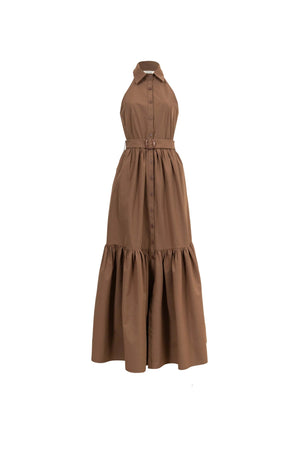 Aurelia Halter Maxi Vestido - Reina Diaz