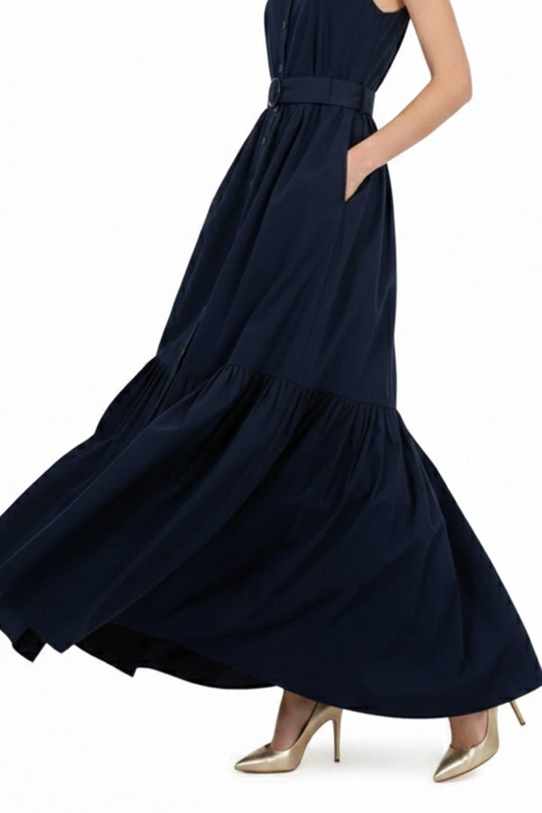 Aurelia Halter Maxi Vestido - Reina Diaz