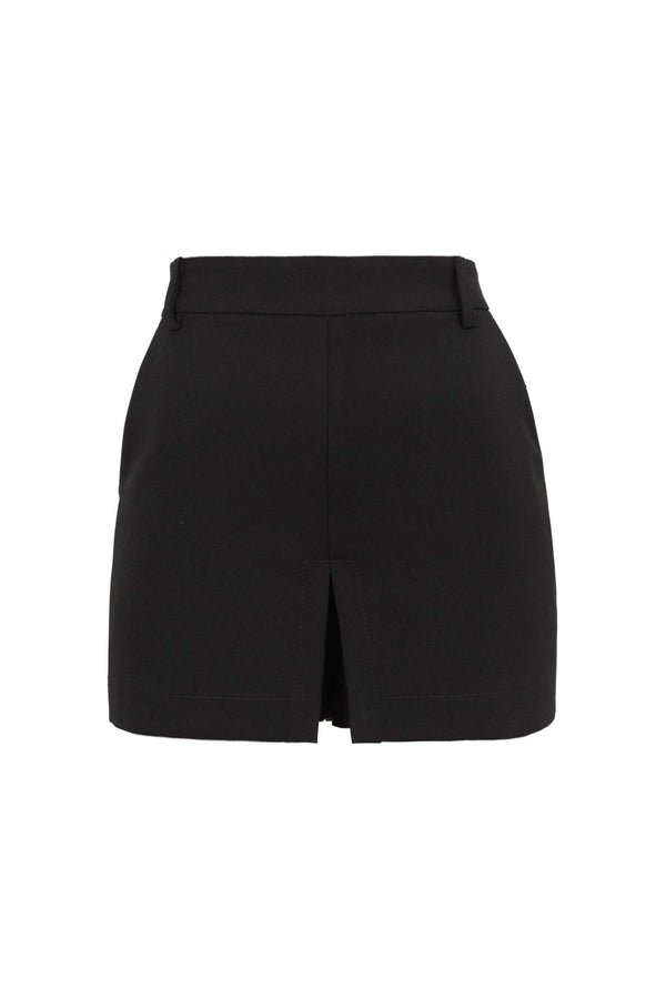 Beatrice Front Slit Tailored Short - Reina Diaz