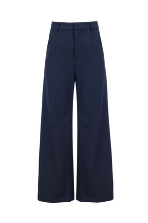 Beatrice High-Waist Wide-Leg Pantalón 532041 MAR - Reina Diaz