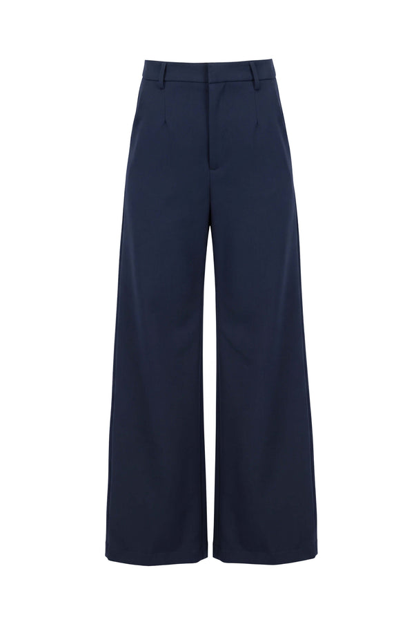 Beatrice High-Waist Wide-Leg Pantalón 532041 MAR - Reina Diaz