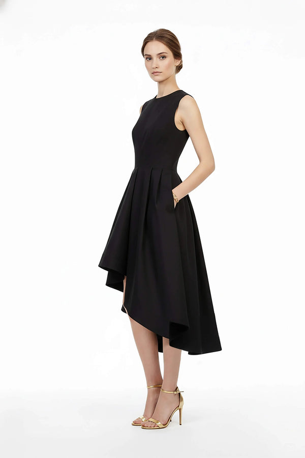 Beatriz Asymmetric High - Low Vestido - Reina Diaz