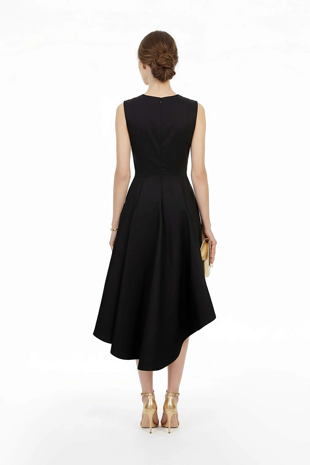 Beatriz Asymmetric High - Low Vestido - Reina Diaz