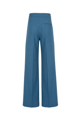 Berenice High-Waist Wide-Leg Burgundy Pantalón 532154 COB - Reina Diaz