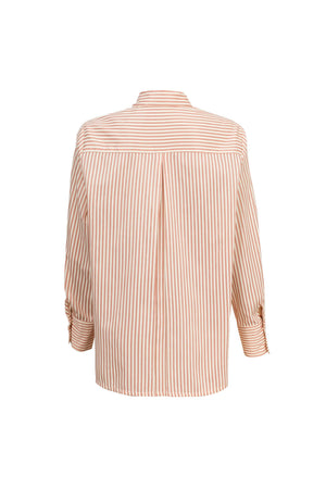 Berenice Ruffle-Neck Pintuck Blusa 752942 - Reina Diaz