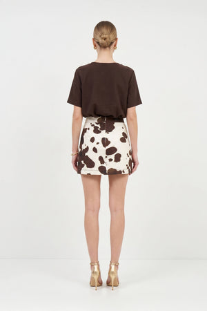 Bianca Shoulder-Button Short-Sleeve Blusa 554322 B - Reina Diaz