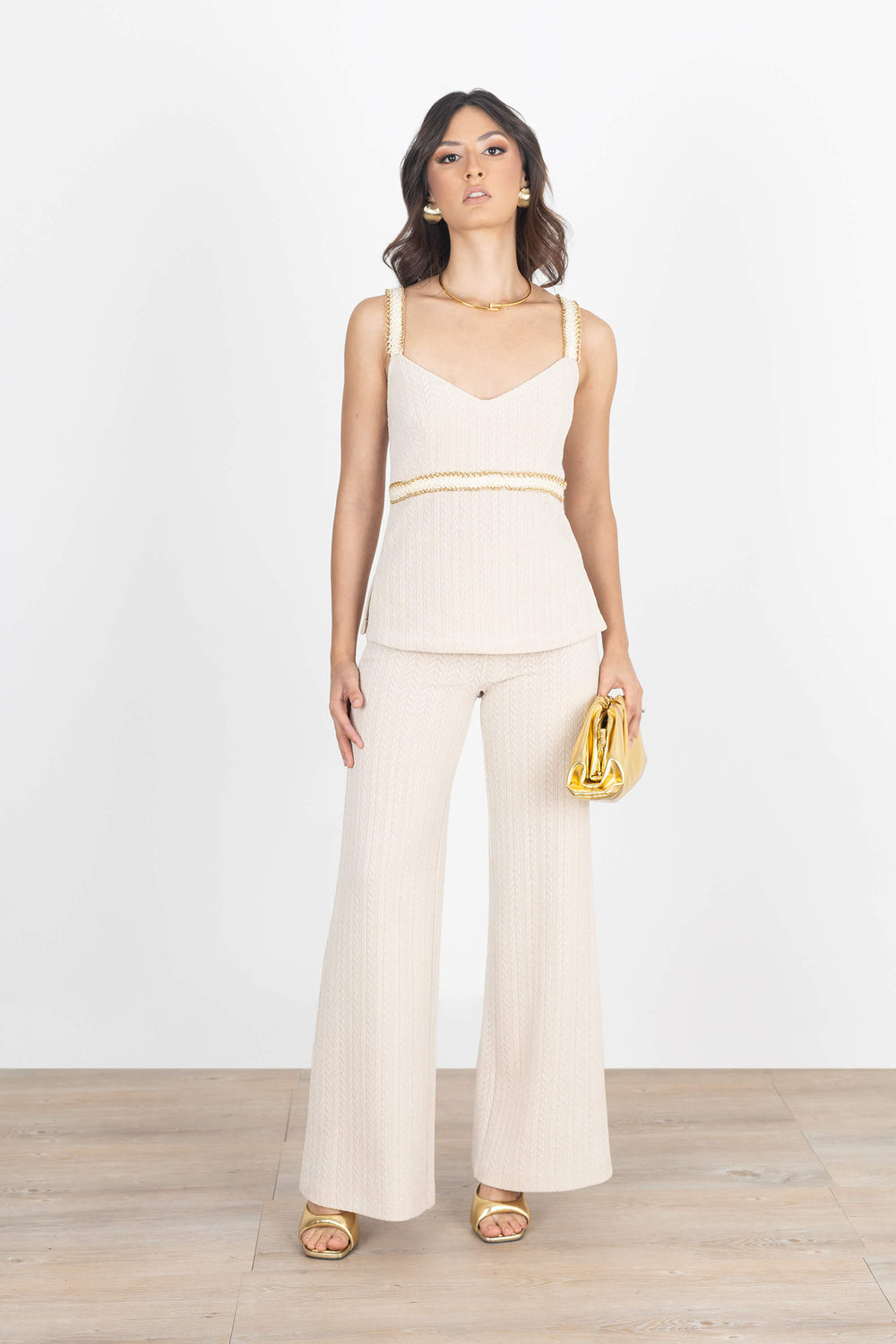 Blusa - 554052 - BEI - Reina Diaz