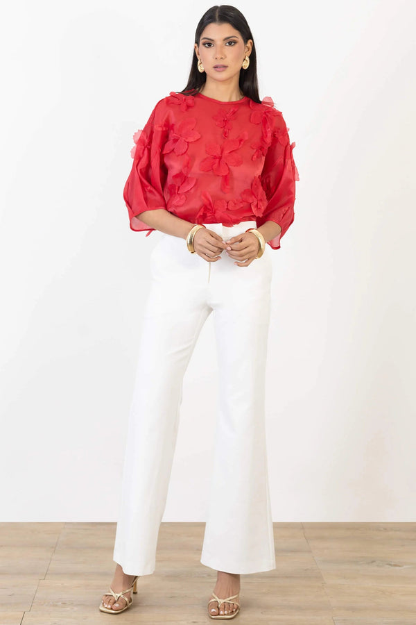 Blusa - 554122 - ROJ - Reina Diaz
