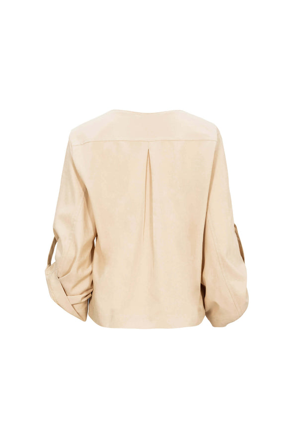 Blusa - 554124 - BEI - Reina Diaz